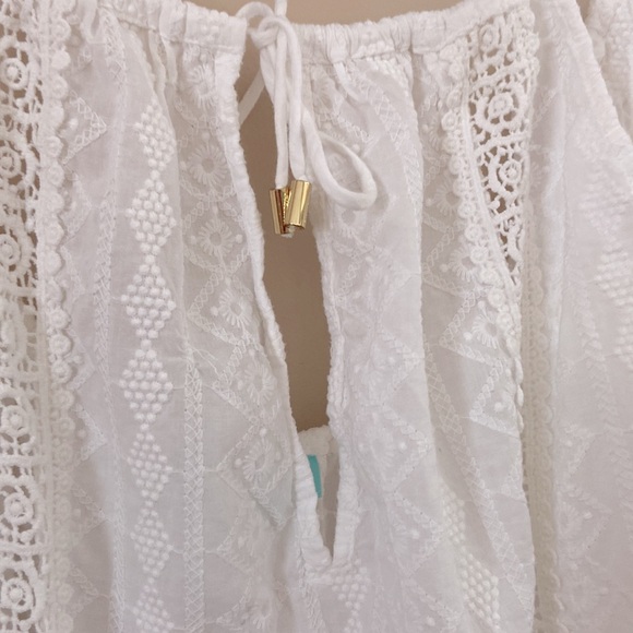 MELISSA ODABASH- Chelsea Cotton Short Dress - Picture 7 of 10